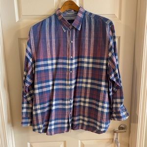 2XB - Tommy BAHAMA - Plaid -Line/Cotton- Big - XXL 2X -NWOT
